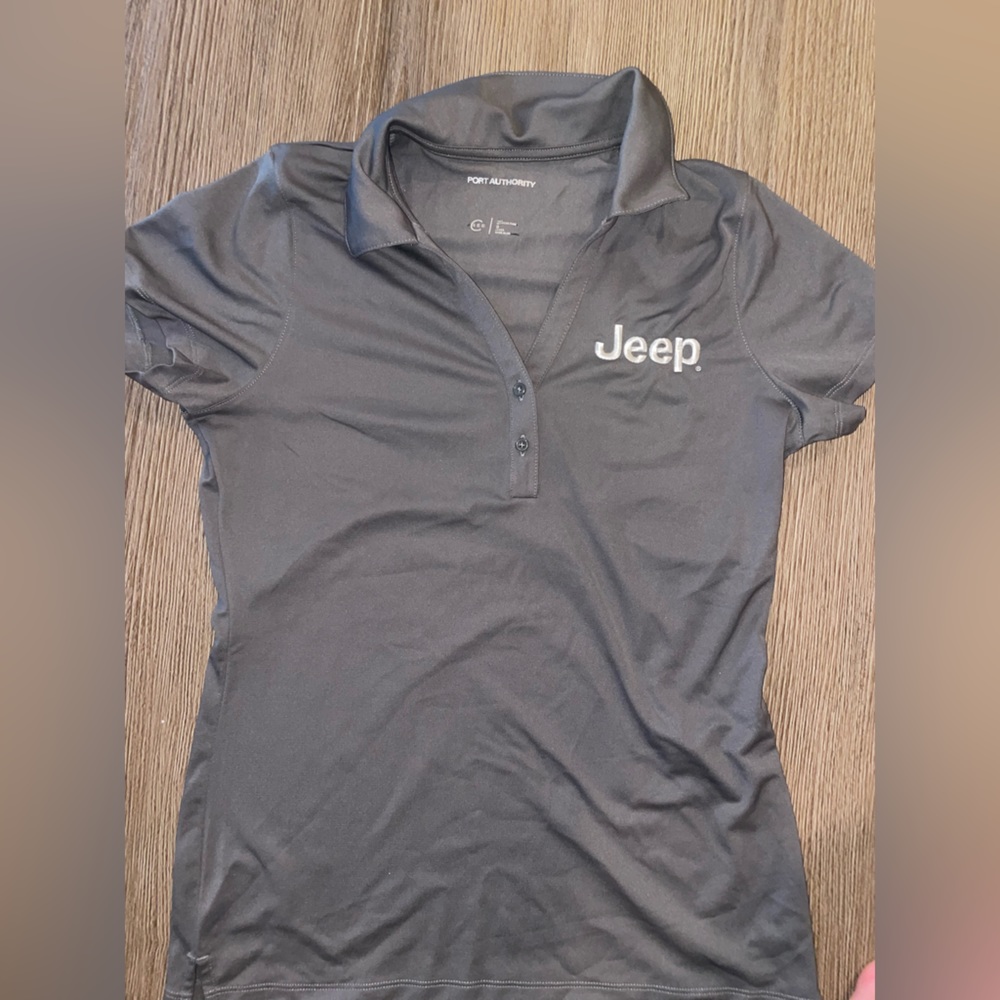 Jeep dri fit polo, womens grey
